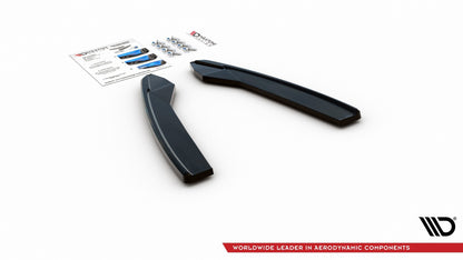 Heck Ansatz Flaps Diffusor für Audi S6 / A6 S-Line C7 FL Carbon Look