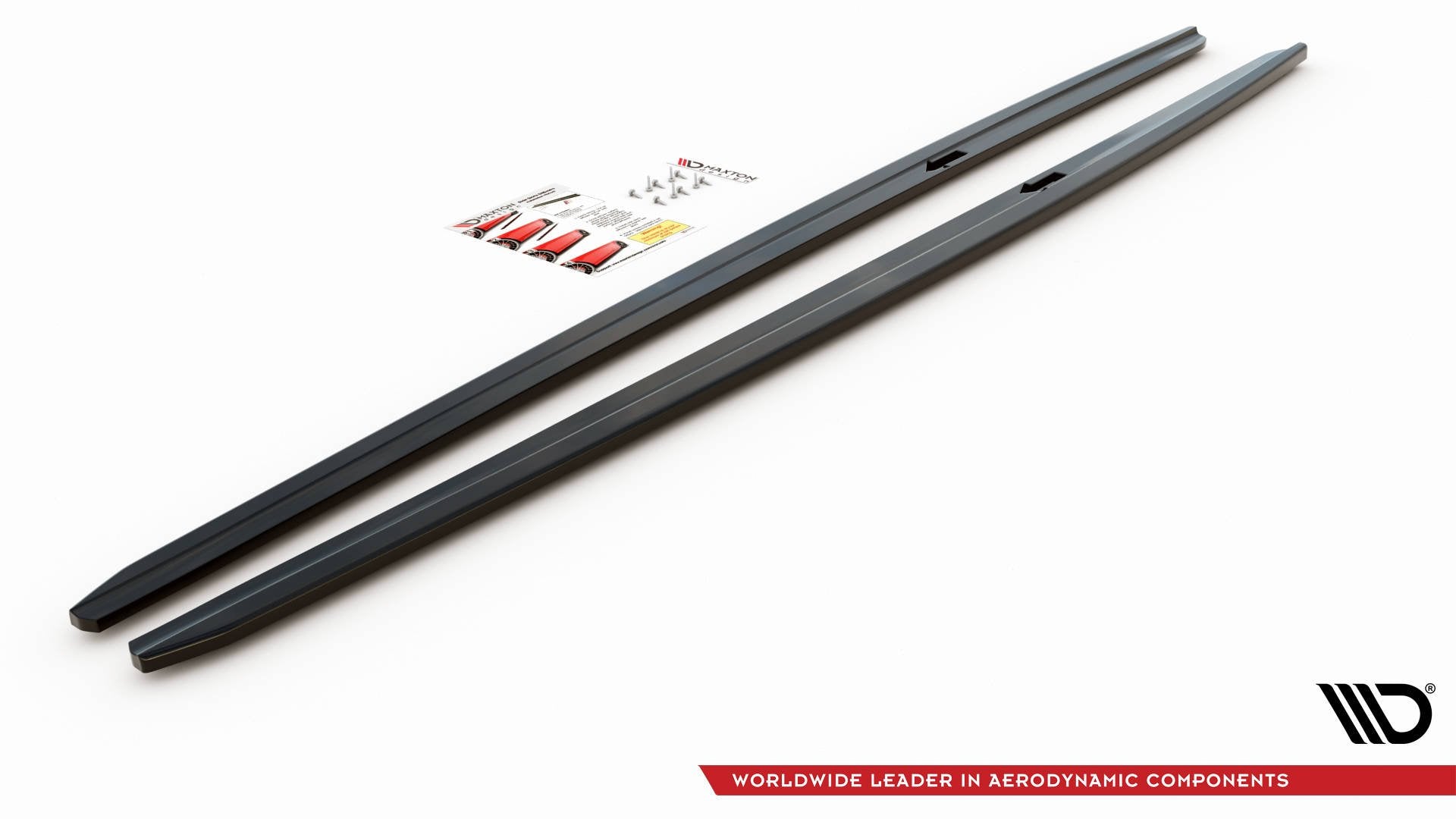 Seitenschweller Ansatz für V.2 für BMW 5er F10/F11 M-Paket schwarz matt