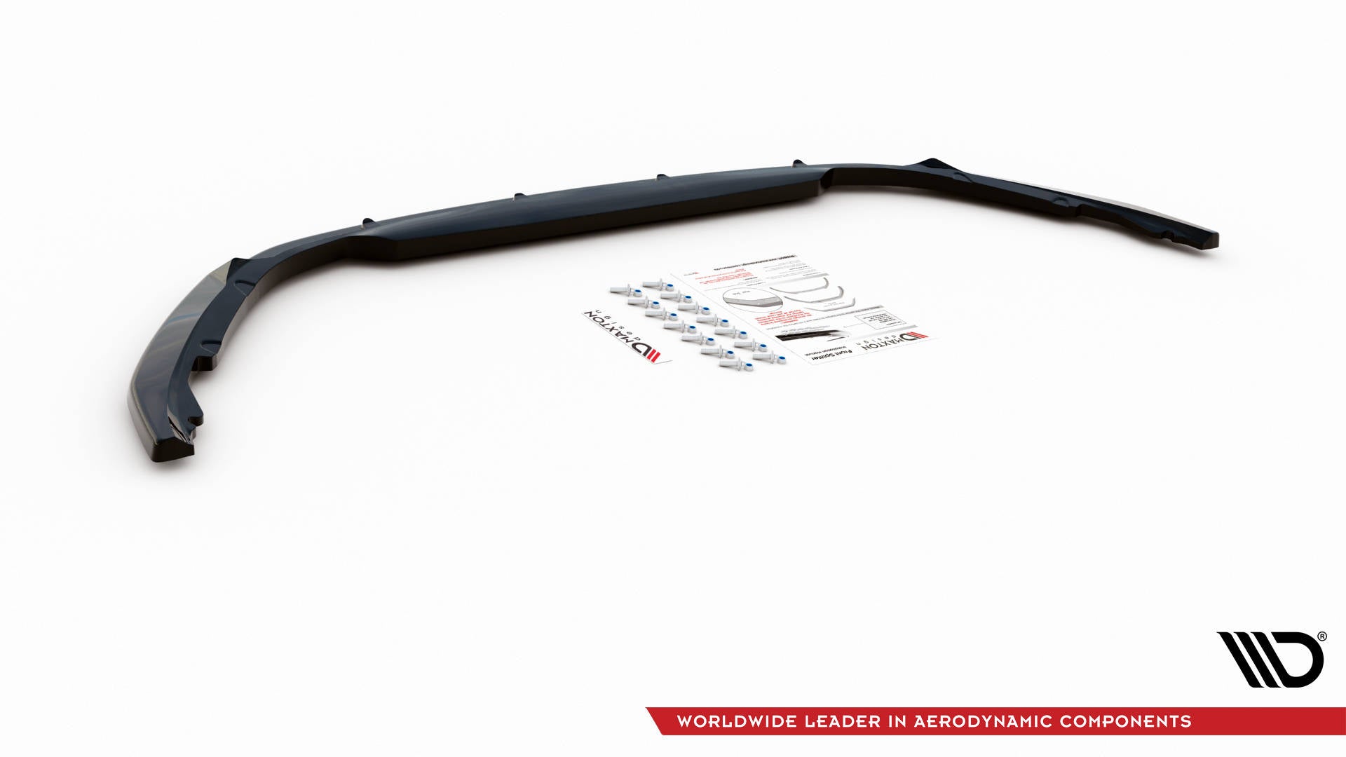 Front Ansatz V.2 für Renault Clio Mk5 schwarz Hochglanz