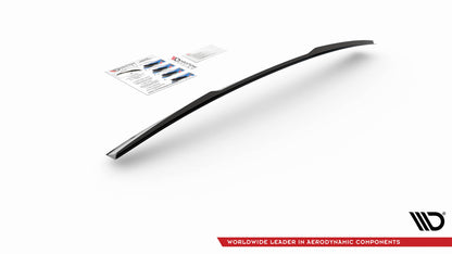 Heckscheiben Spoiler für Mercedes A35 Limousine V177 schwarz matt