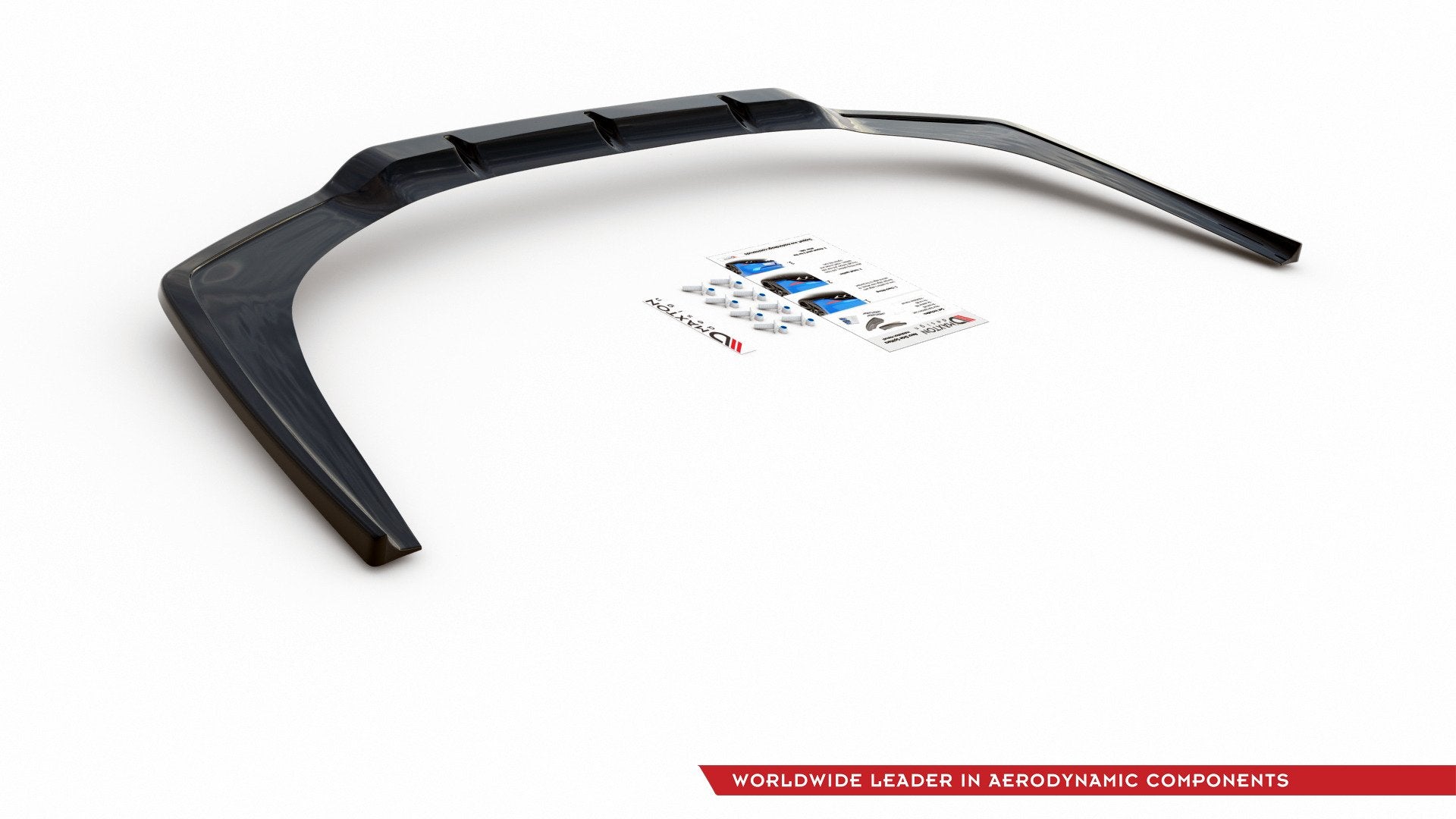 Mittlerer Diffusor Heck Ansatz für BMW 8 Coupe M-Paket G15 schwarz matt