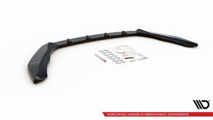 Front Ansatz V.3 für Skoda Octavia RS Mk3 schwarz Hochglanz