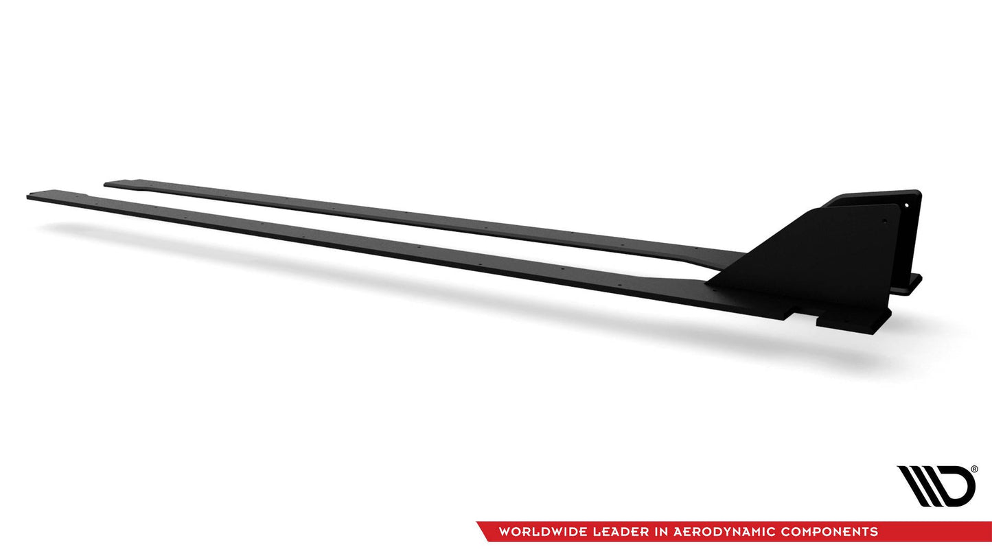 Robuste Racing Seitenschweller Ansatz für für Honda Civic X Type-R
