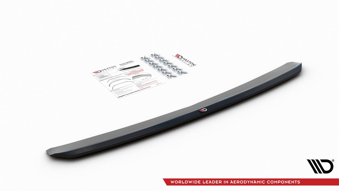 Front Ansatz V.4 für VW Polo GTI Mk6 schwarz Hochglanz
