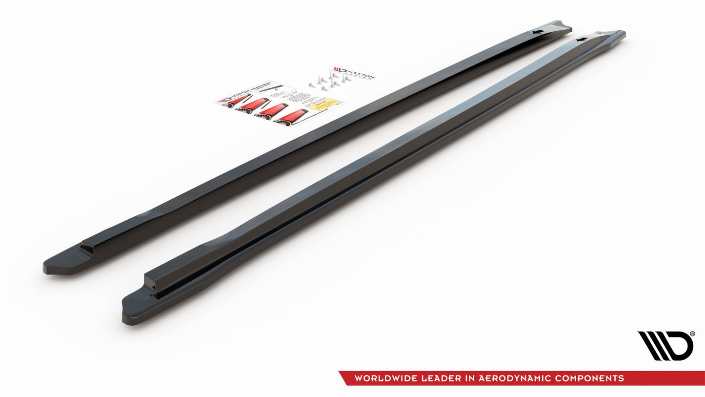 Seitenschweller Ansatz für Volkswagen T-Cross Carbon Look