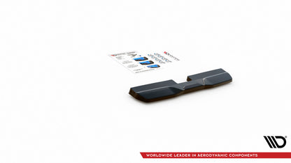 Mittlerer Diffusor Heck Ansatz für Nissan 370Z Nismo Facelift schwarz Hochglanz