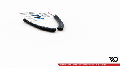 Heck Ansatz Flaps Diffusor für Fiat 124 Spider Abarth Carbon Look