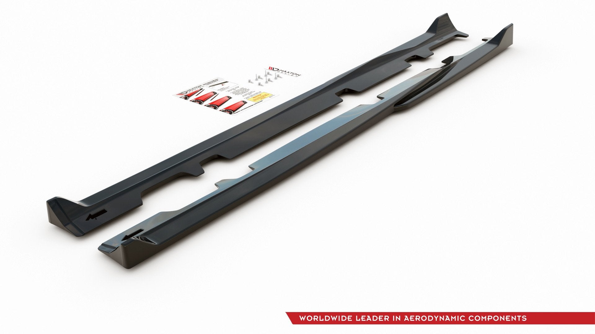 Seitenschweller Ansatz für V.4 Ford Fiesta Mk8 ST / ST-Line Carbon Look