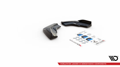 Heck Ansatz Flaps Diffusor V.1 für Mercedes-Benz A W176 Carbon Look