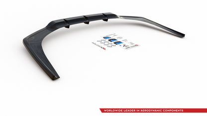Mittlerer Diffusor Heck Ansatz DTM Look für BMW 8 Coupe M-Paket G15 schwarz Hochglanz