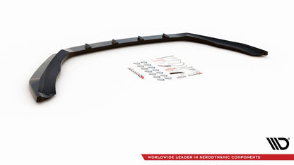 Front Ansatz V.4 für Skoda Octavia RS Mk3 schwarz matt
