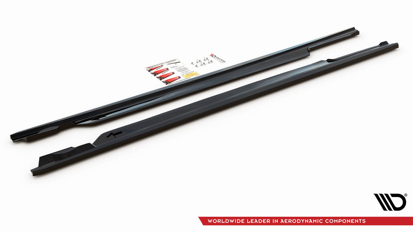 Seitenschweller Ansatz für Volkswagen Passat B8 Facelift Carbon Look