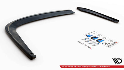 Heck Ansatz Flaps Diffusor V.1 für Seat Leon FR Sportstourer Mk3 Carbon Look
