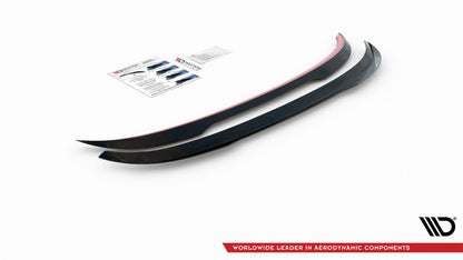 Spoiler CAP V.2 für  Volvo V70 Mk3 schwarz Hochglanz