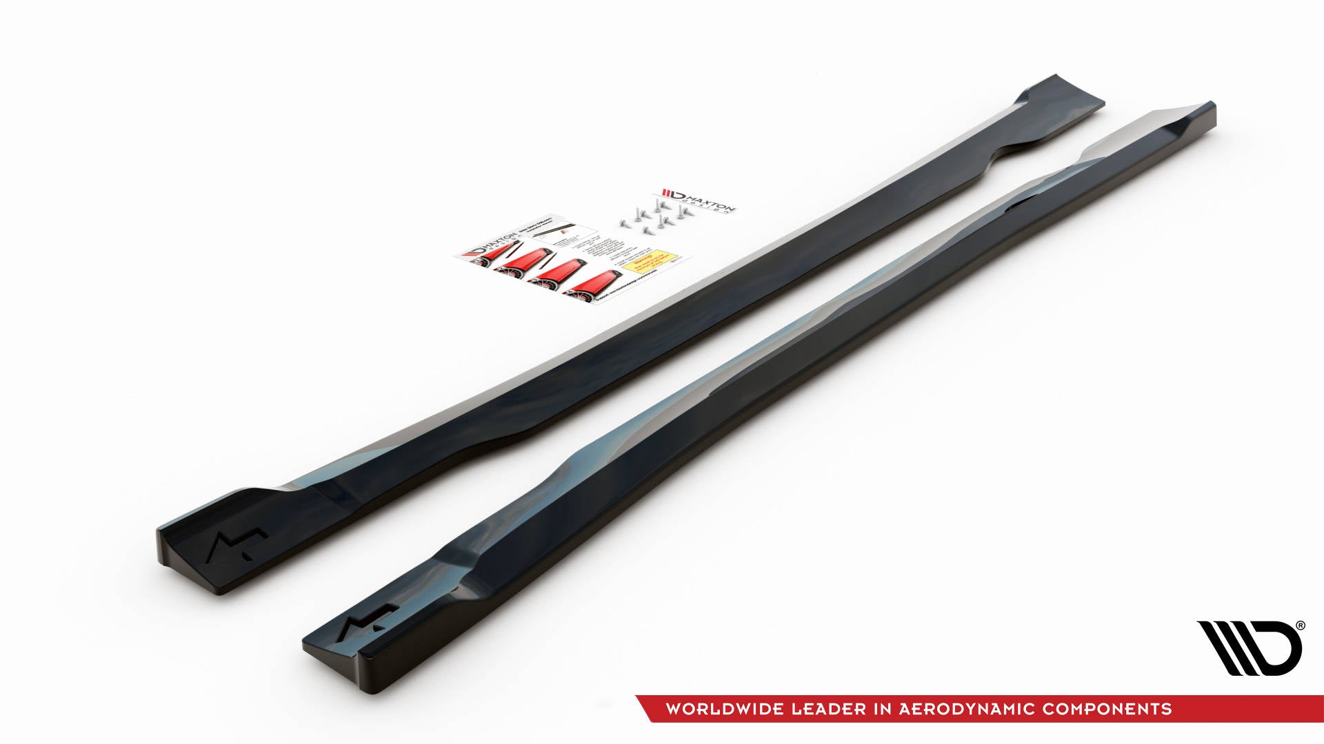 Seitenschweller Ansatz für Ford Escape ST-Line Mk3 Carbon Look