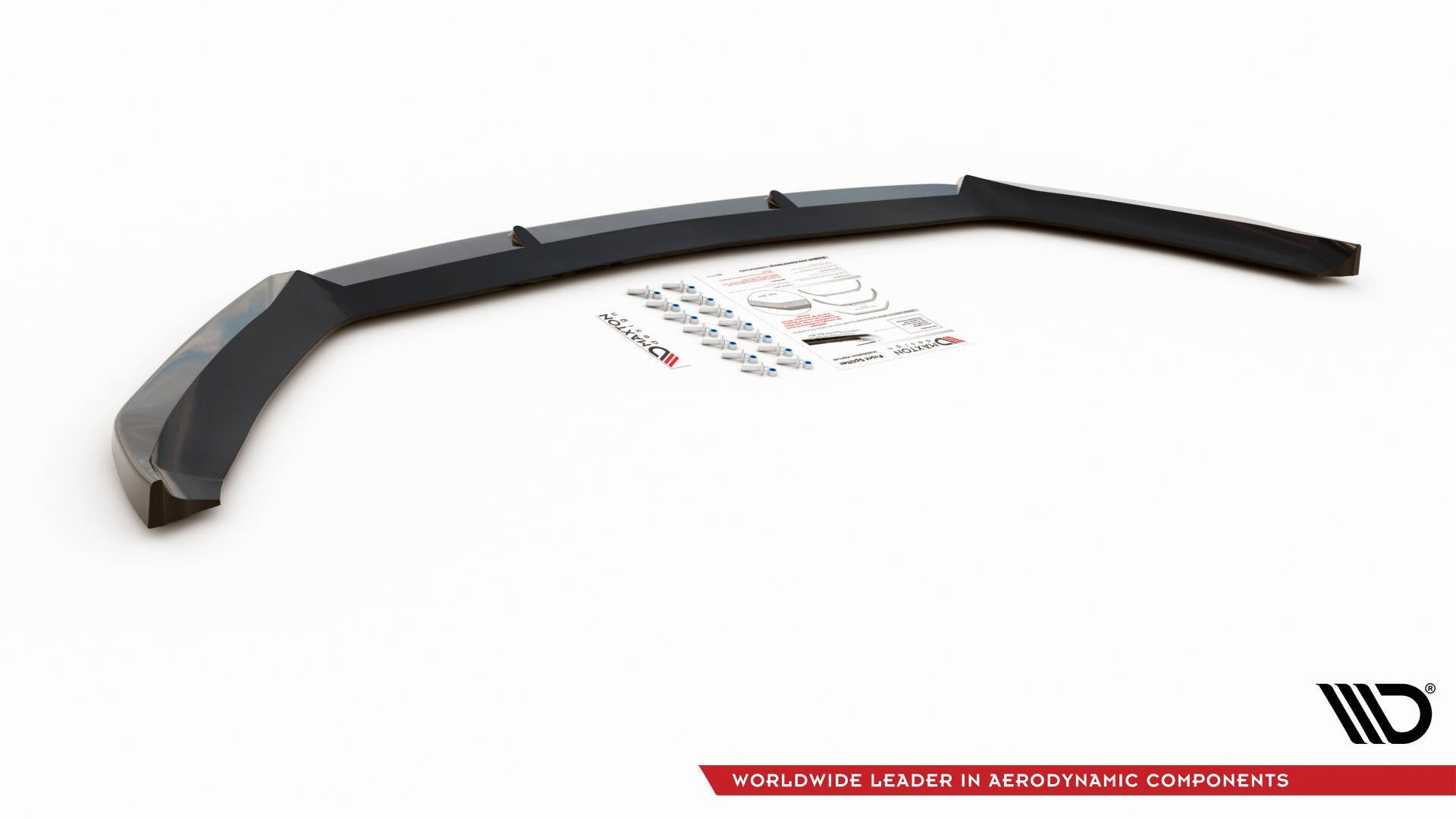 Front Ansatz V.6 für Seat Leon Cupra / FR Mk3 FL schwarz Hochglanz