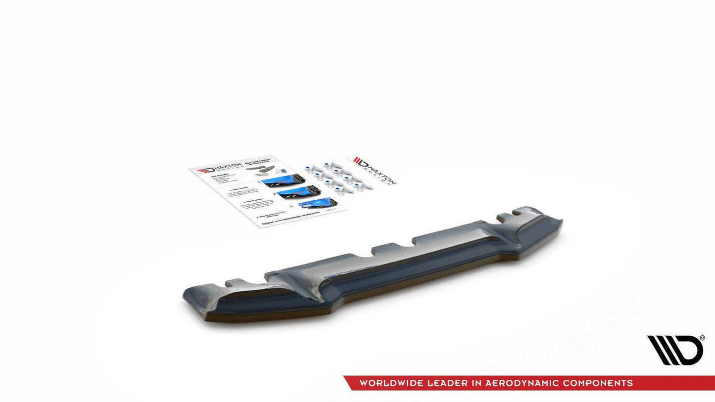 Mittlerer Diffusor Heck Ansatz für BMW M8  Gran Coupe F93 schwarz Hochglanz