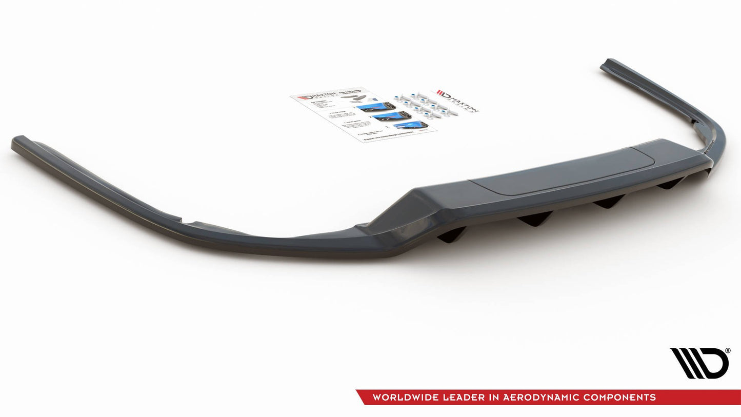 Mittlerer Diffusor Heck Ansatz DTM Look für Volkswagen Passat B8 Carbon Look