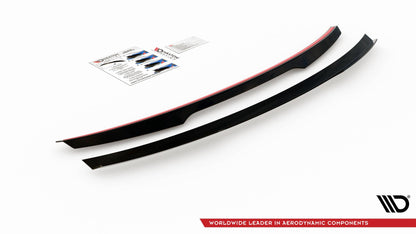 Spoiler CAP für Skoda Octavia Mk3 Facelift schwarz Hochglanz