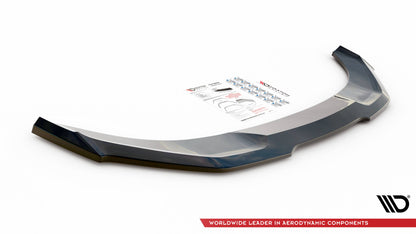 Front Ansatz V.1 für Nissan 370Z Nismo Facelift schwarz Hochglanz