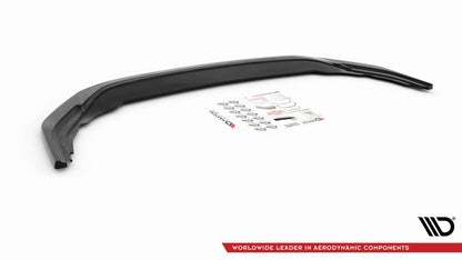 Front Ansatz V.3 für Volkswagen Golf R Mk8 schwarz Hochglanz