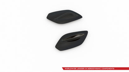 Spoiler Seitenerweiterungen Mercedes A35 AMG  Hatchback W177  schwarz Hochglanz