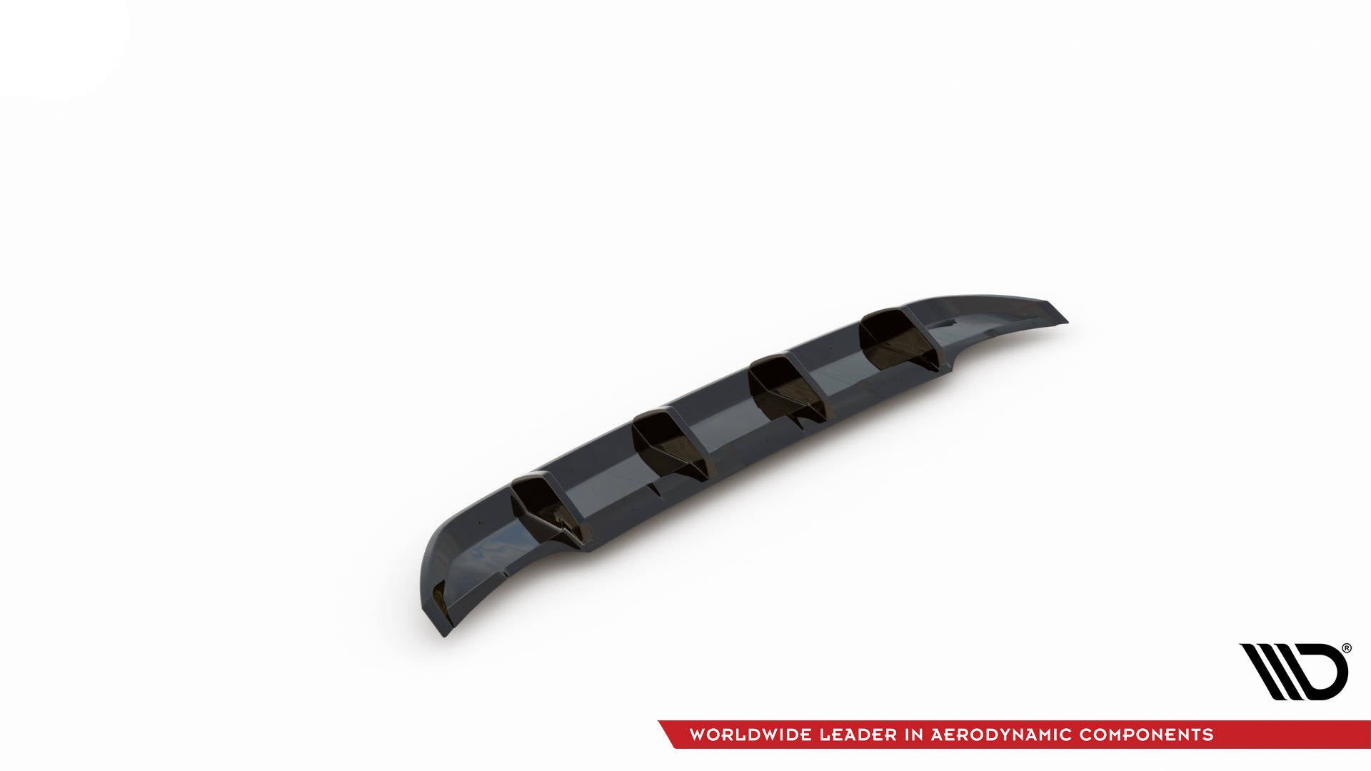 Diffusor Heck Ansatz für Volkswagen T-Roc Mk1 schwarz matt