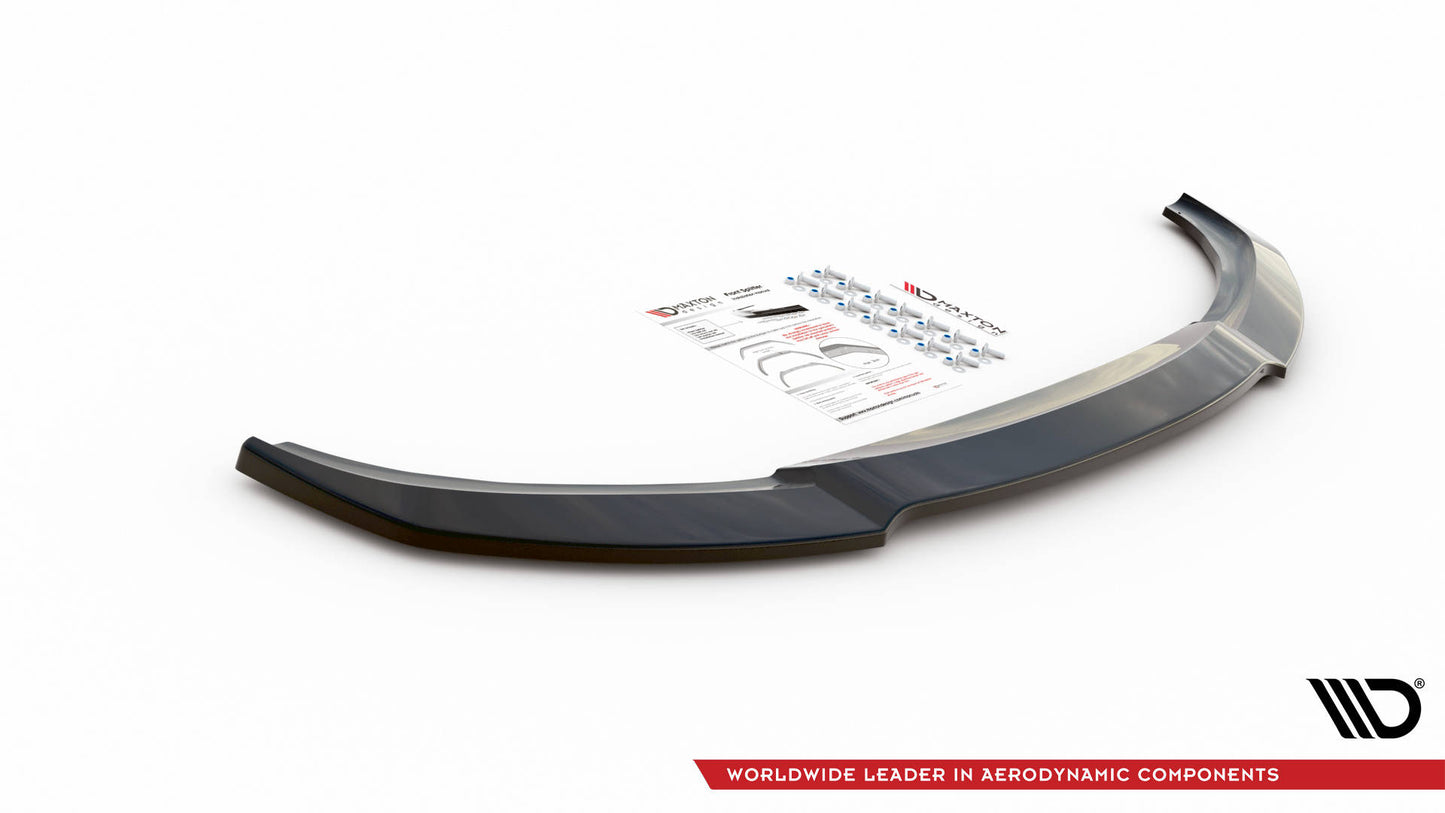 Front Ansatz V.1 für BMW 1er F20 schwarz Hochglanz