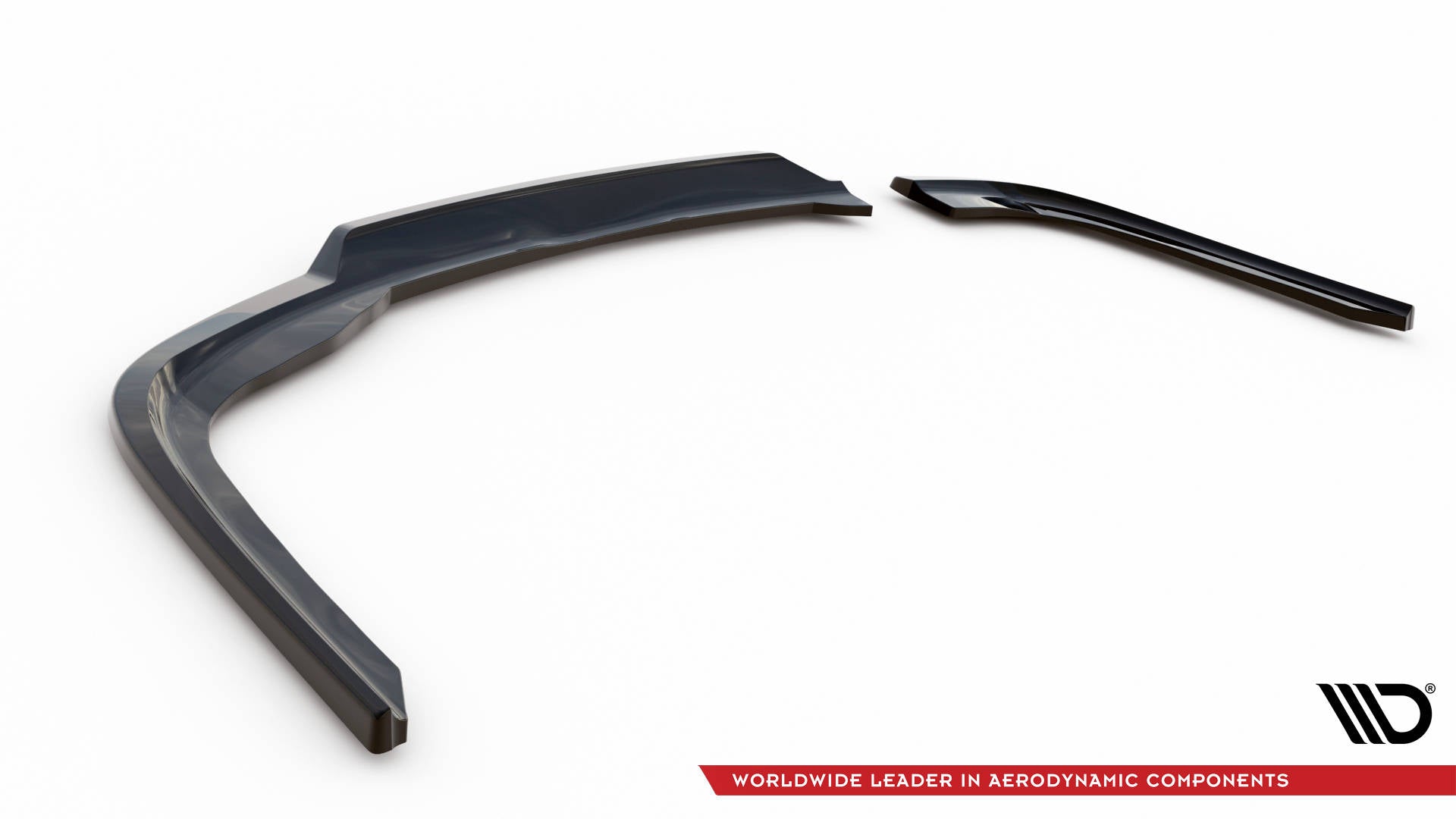Mittlerer Diffusor Heck Ansatz DTM Look für BMW 3er GT F34 schwarz matt