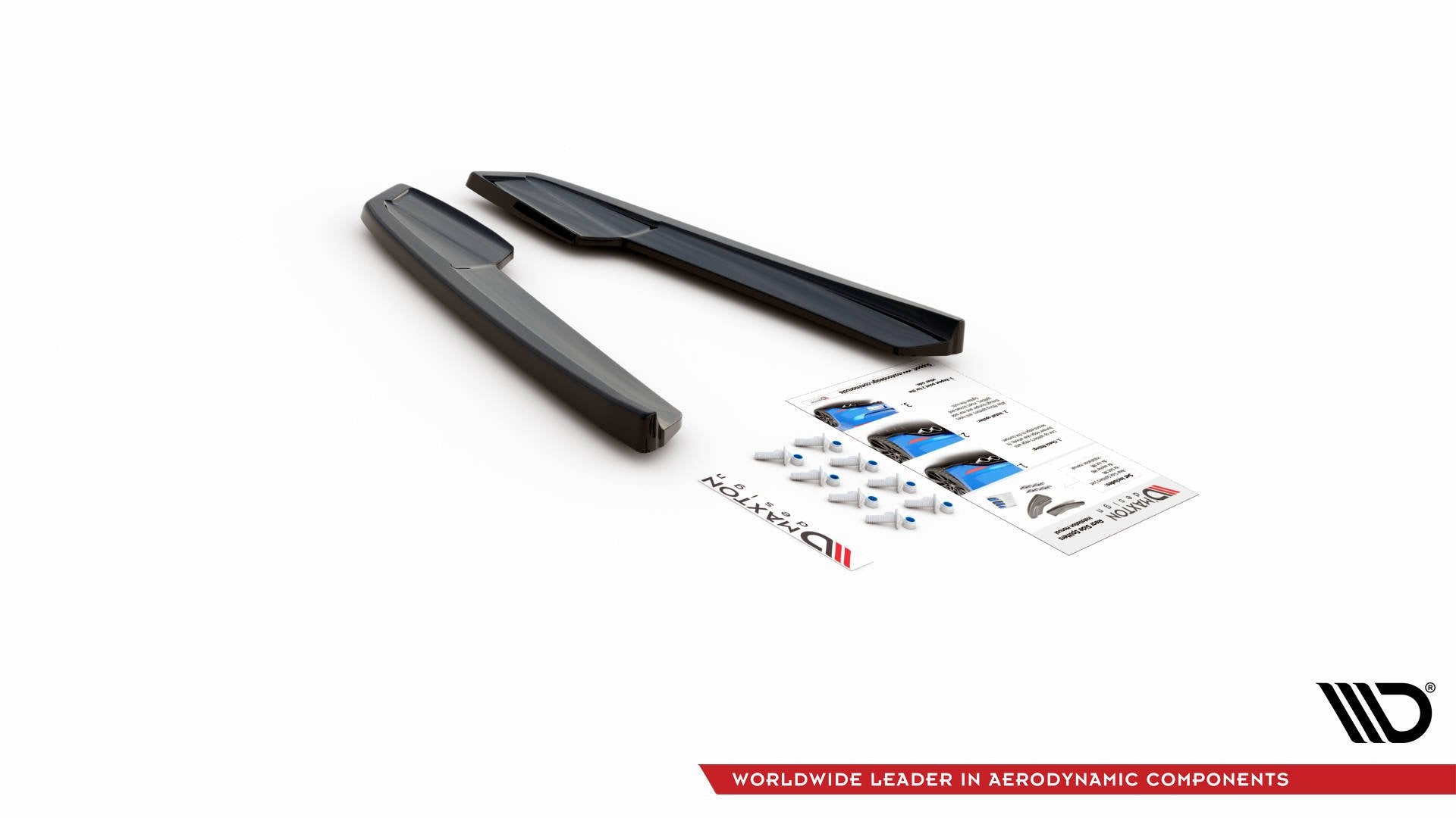 Heck Ansatz Flaps Diffusor V.1 für Audi RS6 C8 / RS7 C8 schwarz matt