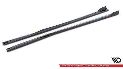Seitenschweller Ansatz für Dodge Charger SRT Mk7 Facelift schwarz Hochglanz