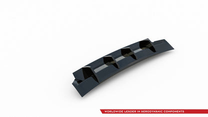 Diffusor Heck Ansatz für Skoda Kodiaq Mk1 Sportline schwarz matt