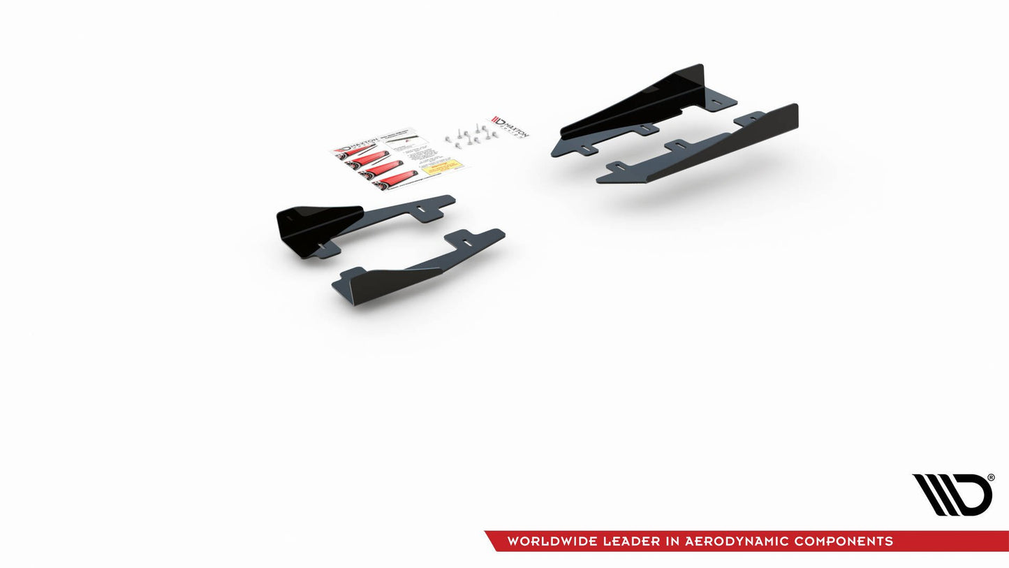 Side Flaps Ford Focus RS Mk3 schwarz Hochglanz