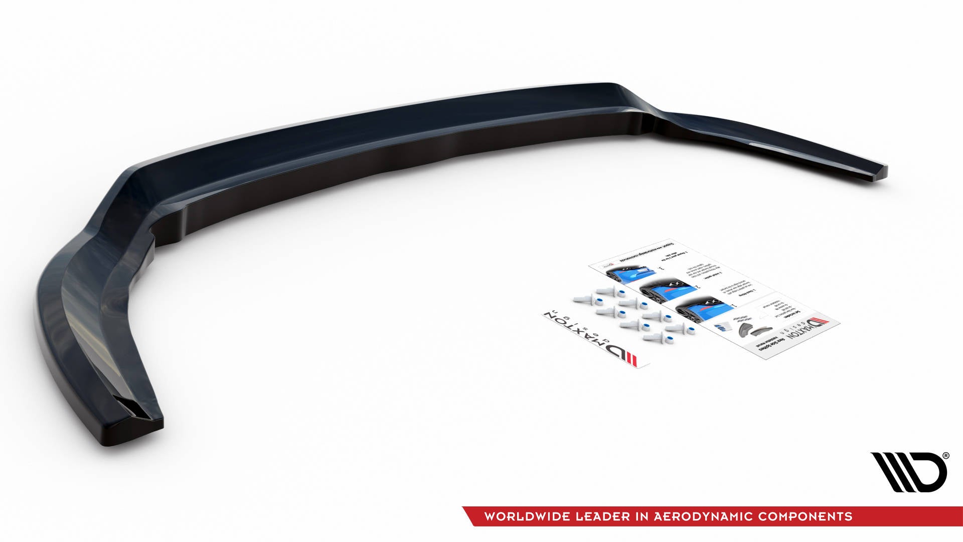 Mittlerer Diffusor Heck Ansatz DTM Look für Ford C-Max Mk2 schwarz matt