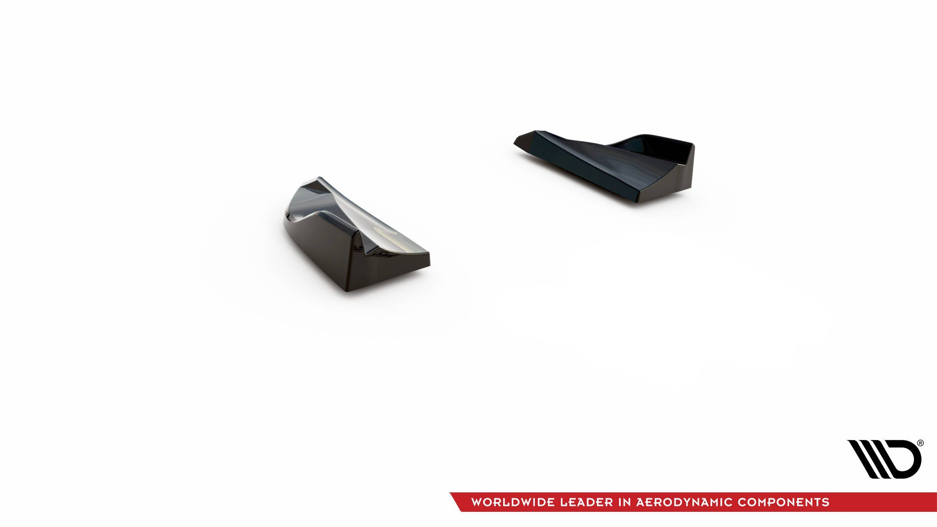 Heck Ansatz Flaps Diffusor für Porsche Macan Mk1 Facelift schwarz Hochglanz