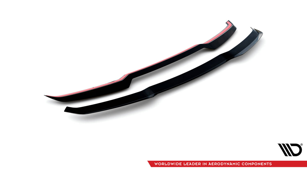 Höher Spoiler CAP für Audi RSQ8 Mk1 schwarz Hochglanz