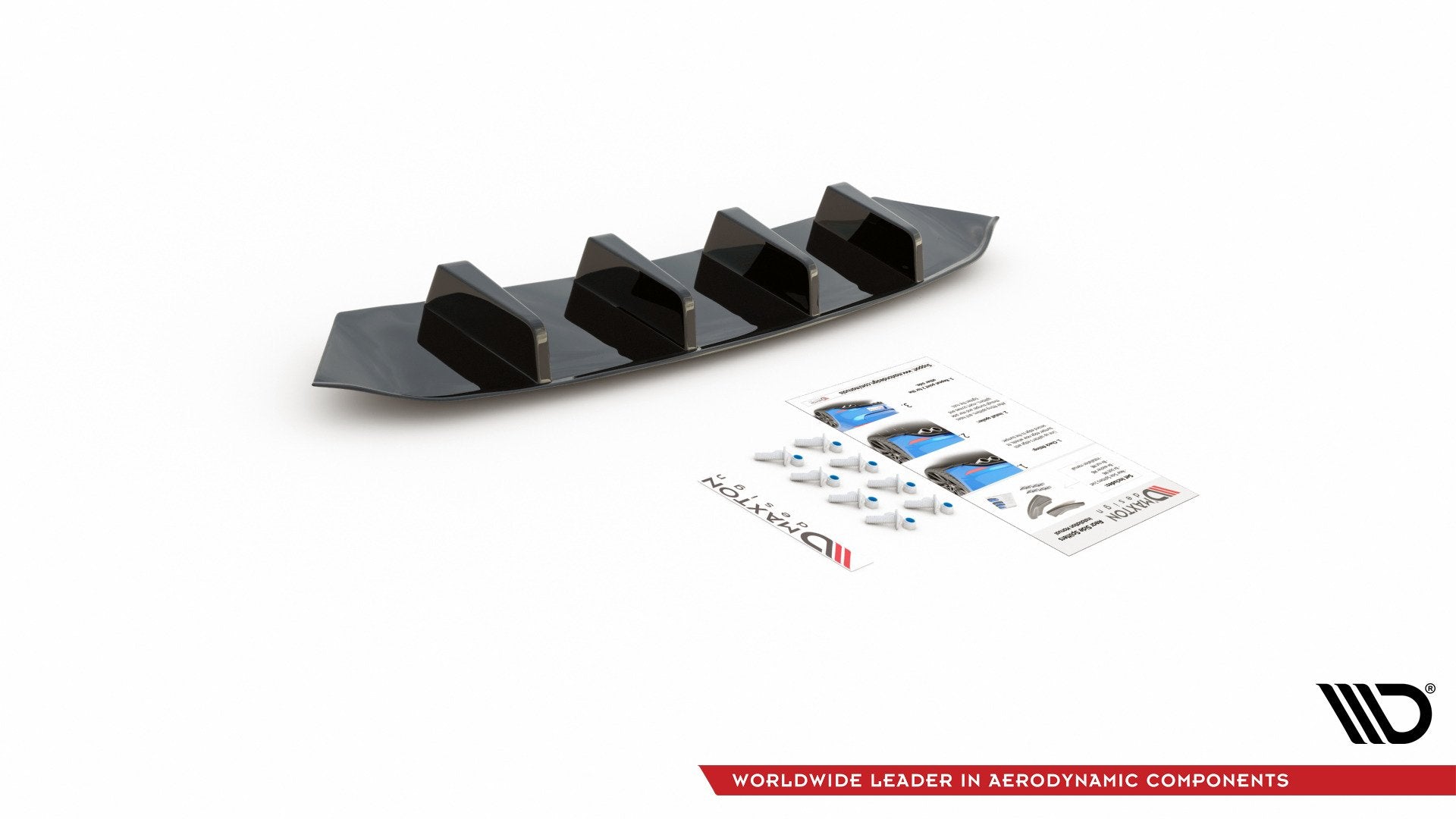 Diffusor Heck Ansatz für Mercedes-AMG GT 63 S 4-Door Coupe Aero schwarz matt