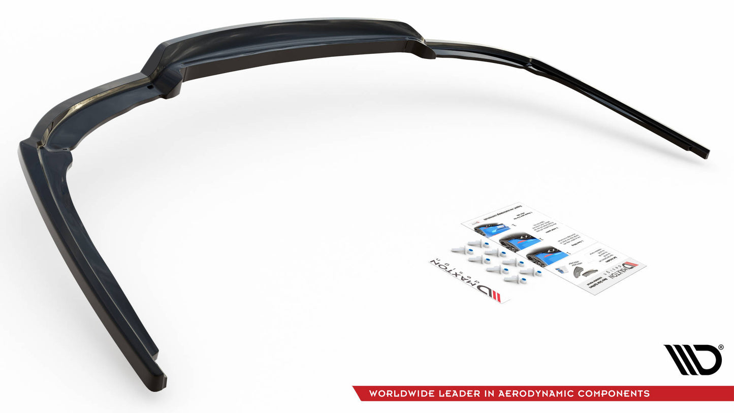 Mittlerer Diffusor Heck Ansatz DTM Look für BMW 7 M-Paket F01 schwarz Hochglanz
