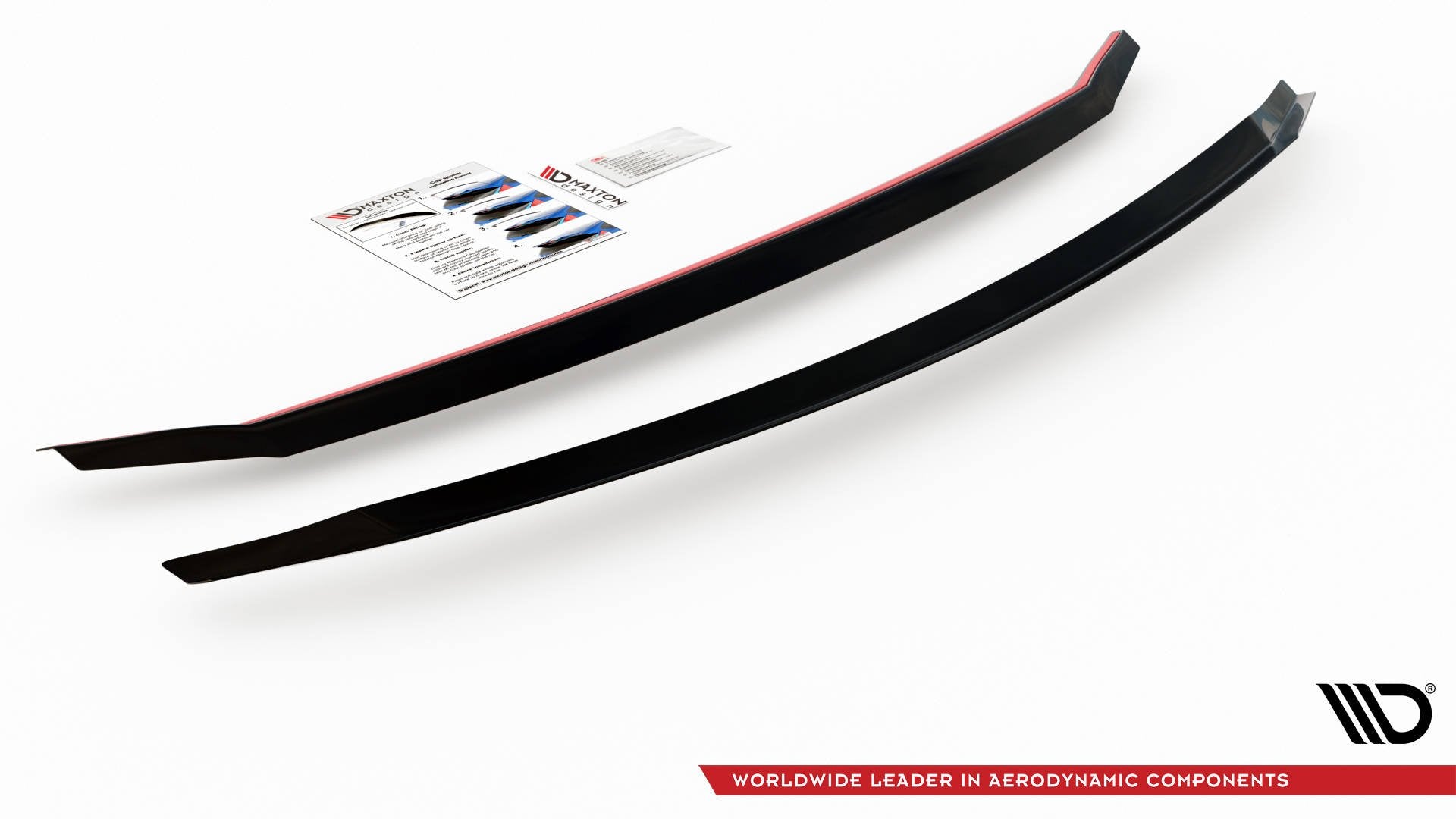Spoiler CAP für Lexus LS Mk4 Facelift schwarz Hochglanz