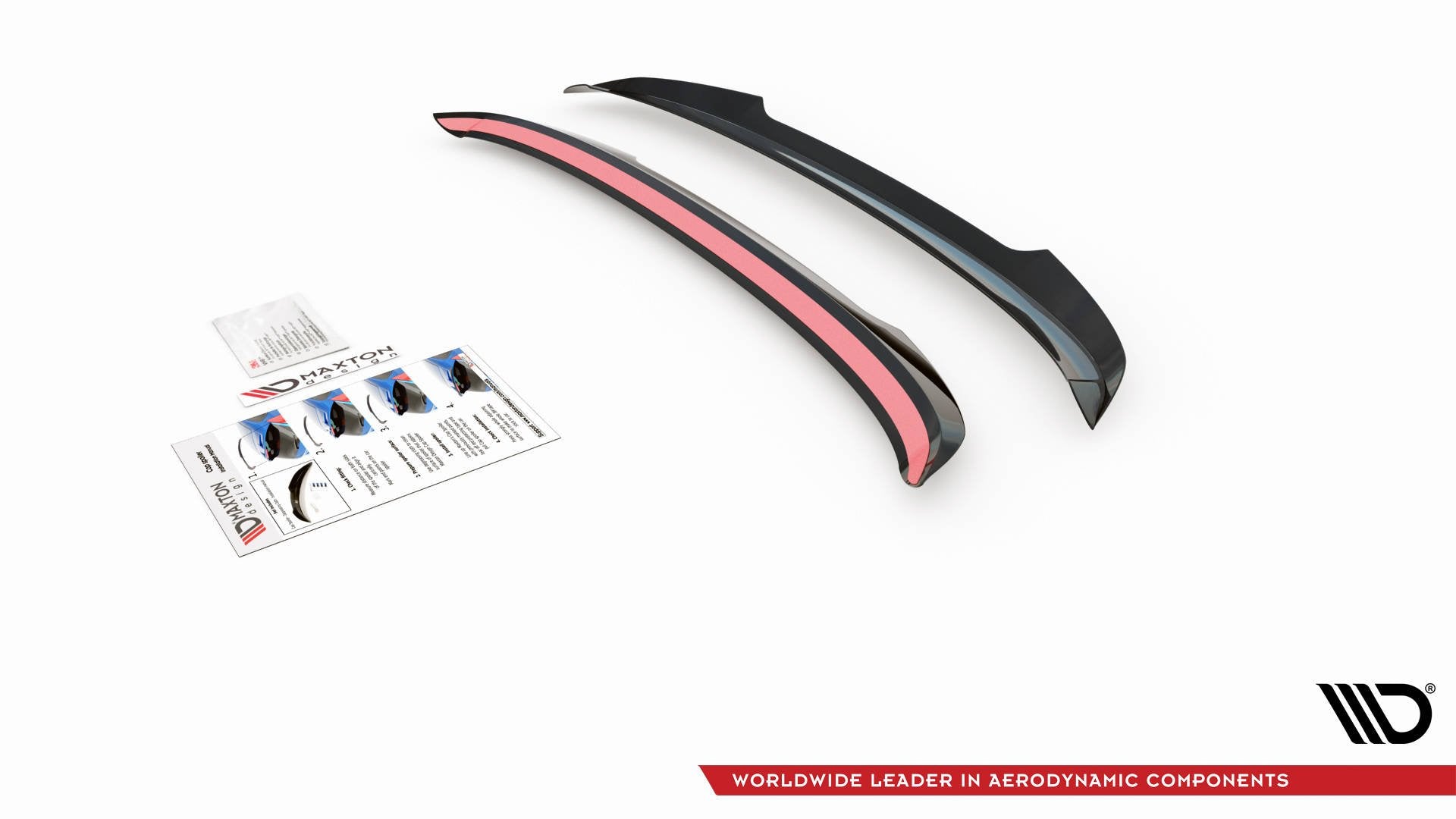 Spoiler CAP V.1 für Volkswagen Golf 8 GTI / R schwarz Hochglanz