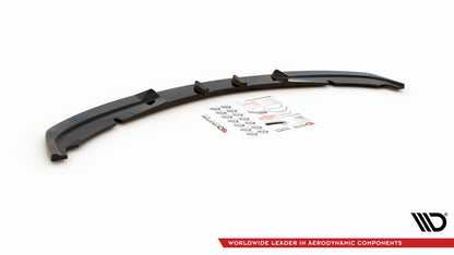 Front Ansatz V.1 für BMW 3er E90 schwarz Hochglanz