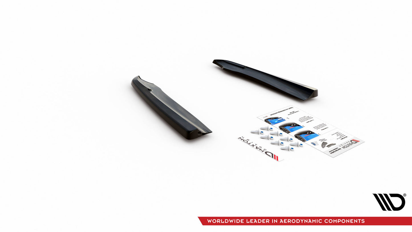Heck Ansatz Flaps Diffusor für Mercedes-Benz GLC Coupe AMG-Line C253 Facelift Carbon Look