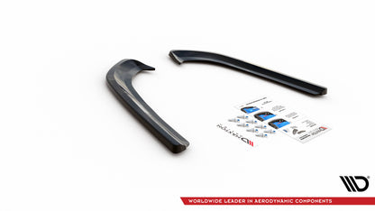 Heck Ansatz Flaps Diffusor für Ford Mondeo Mk5 Carbon Look
