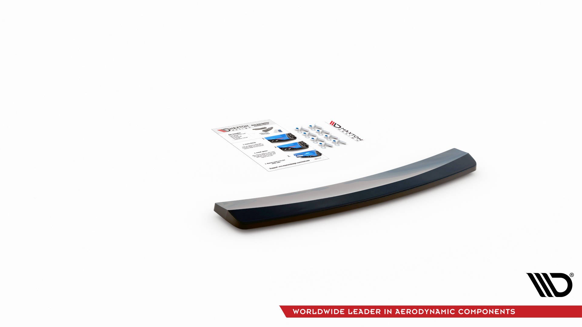 Mittlerer Diffusor Heck Ansatz für Seat Exeo Carbon Look