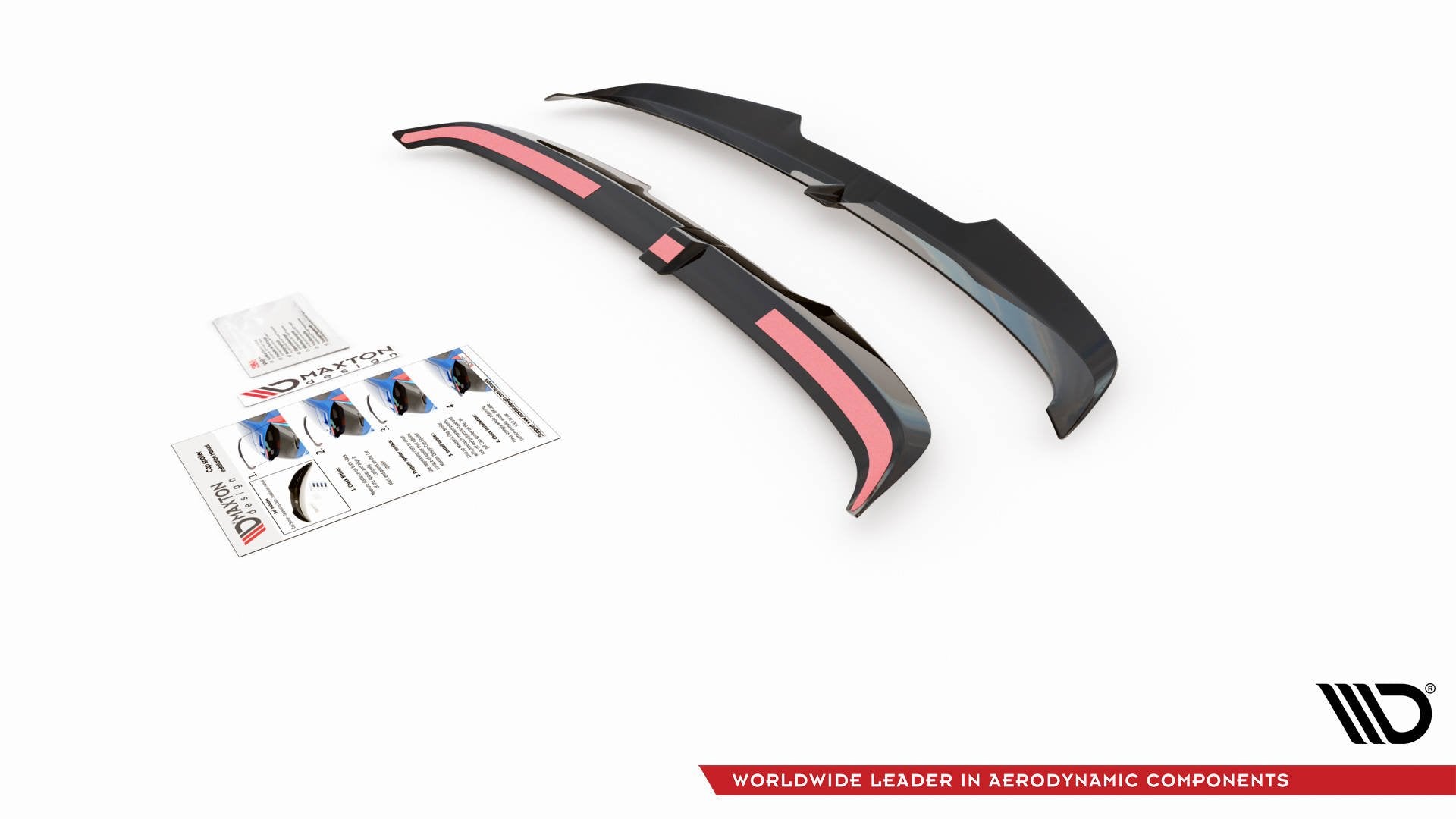 Spoiler CAP V.2 für Audi RS3 / S3 / A3 S-Line Sportback 8Y schwarz matt