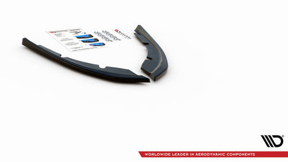 Heck Ansatz Flaps Diffusor für Peugeot 308 SW Mk2 Facelift schwarz Hochglanz