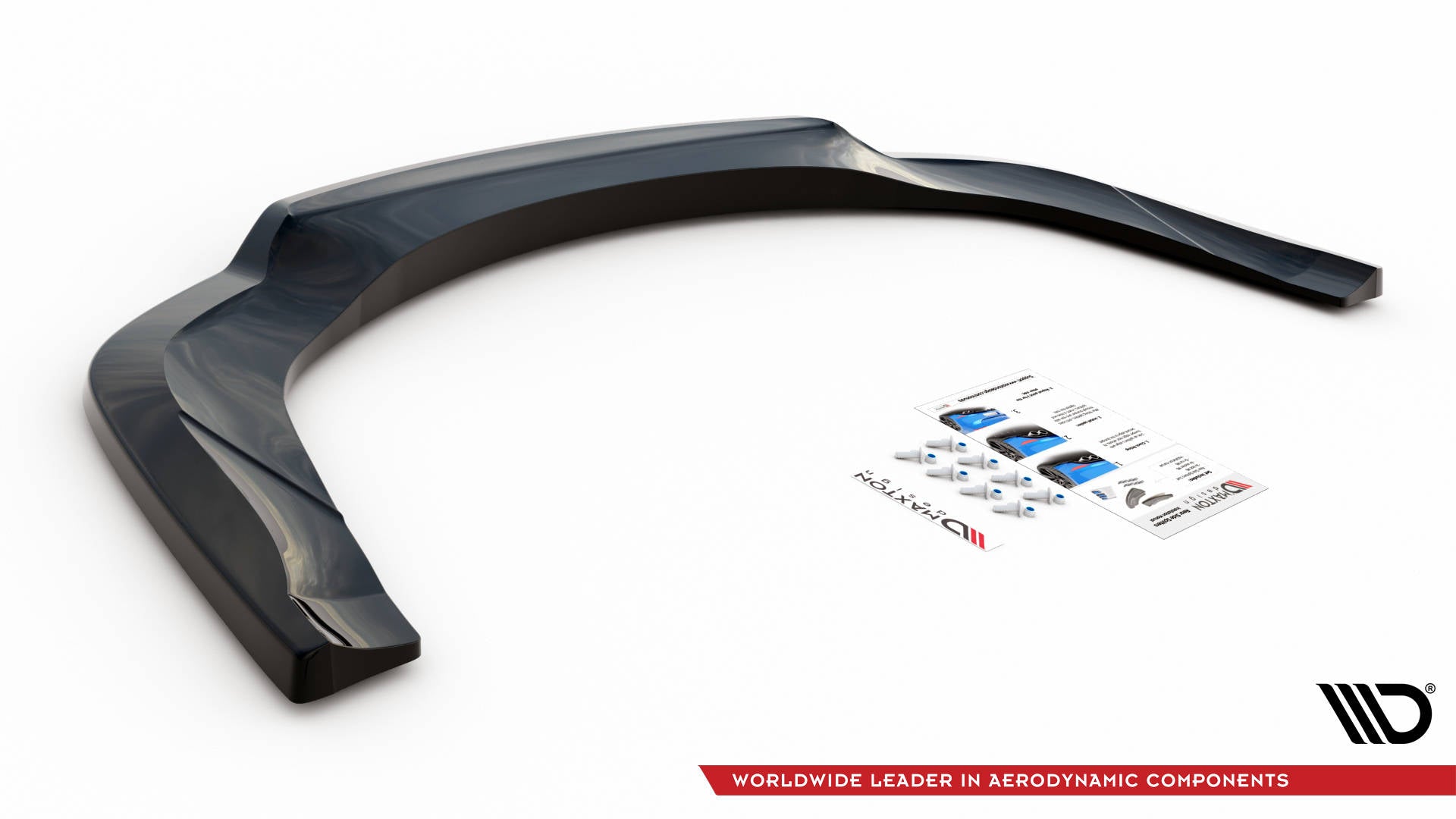 Mittlerer Diffusor Heck Ansatz DTM Look für Bentley Continental GT V8 S Mk2 schwarz Hochglanz