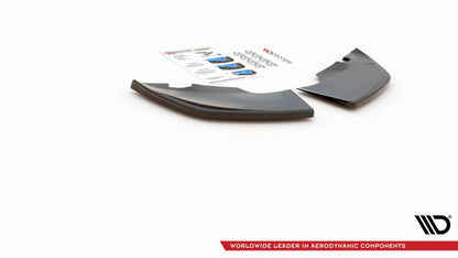 Heck Ansatz Flaps Diffusor für Skoda Kamiq Carbon Look
