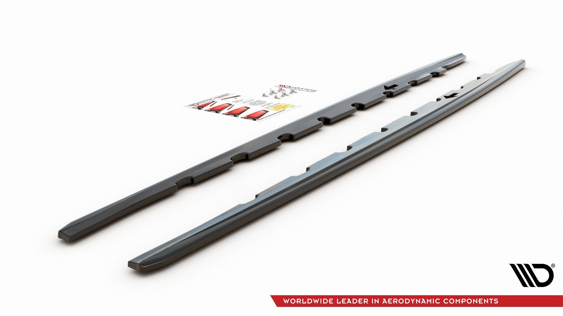 Seitenschweller Ansatz für V.1 für BMW 1er F40 M-Paket/ M135i  schwarz matt