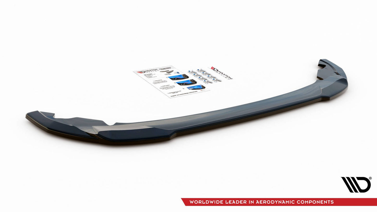 Mittlerer Diffusor Heck Ansatz für Seat Leon FR Hatchback Mk4 Carbon Look